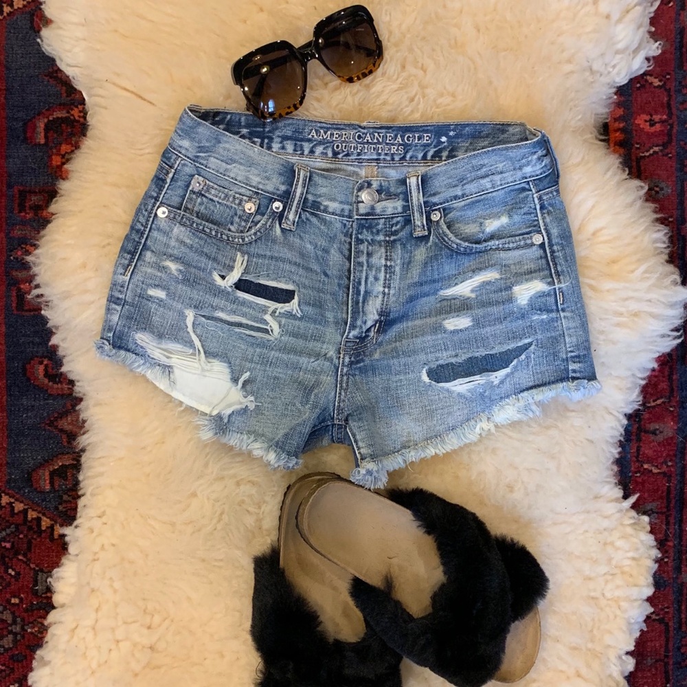 American Eagle Vintage Hi-Rise Festival Shorts